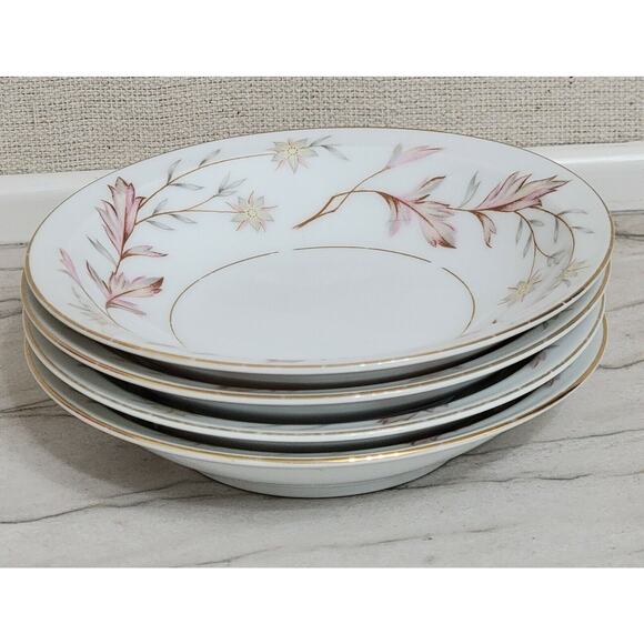 Vintage Mid-Century Modern MCM Harmony House WOODHUE 5 1/2" Berry Bowls Set of 4 - Picture 2 of 3